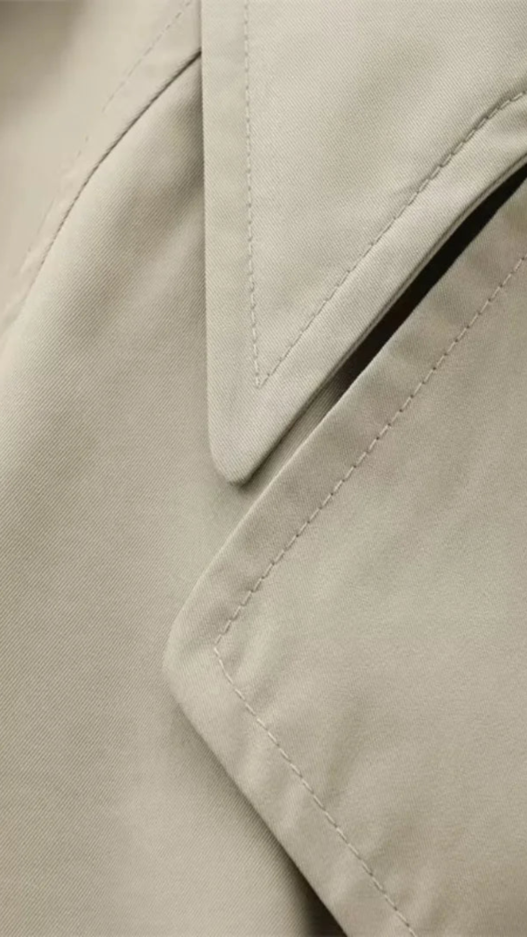 AMÉLIE – Cropped Trench Jacket